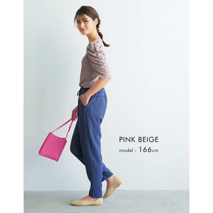 袖のシャーリングが目を引く！テレコリブパワショルトップス | aquagarage | 詳細画像15 