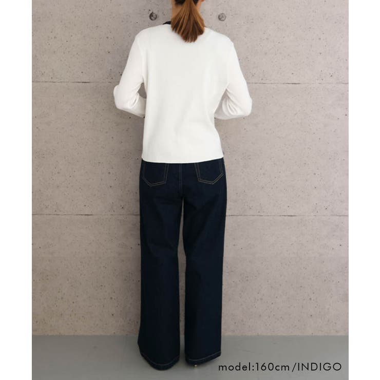 足長効果抜群！トレンドのセミワイドパンツ | aquagarage | 詳細画像8 