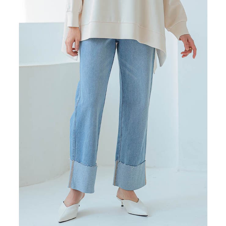 ロールアップデニムパンツ | aquagarage | 詳細画像9 