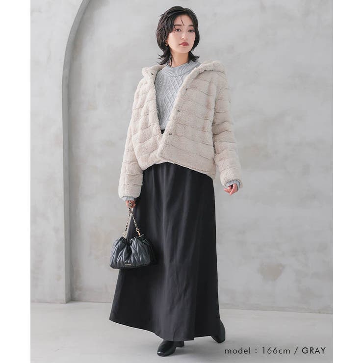 ケーブルフリルパールニット | aquagarage | 詳細画像6 