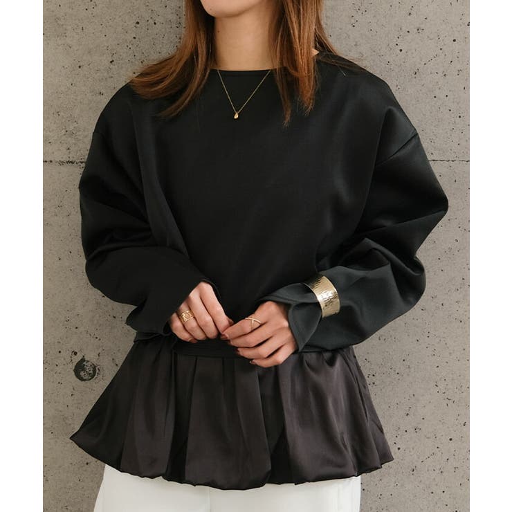 バルーンレイヤードトップス 春  秋  冬 M | aquagarage | 詳細画像16 