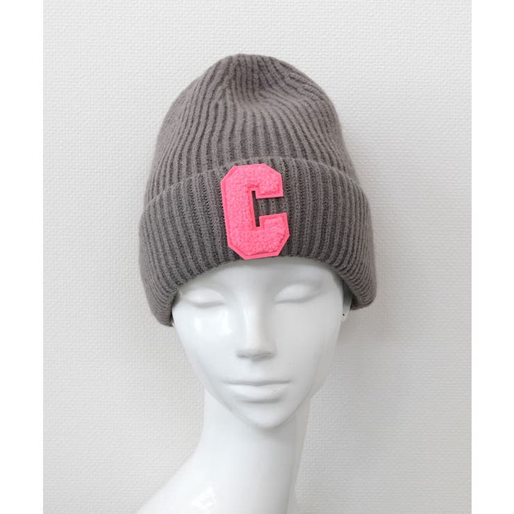 Cロゴニット帽 レディース 春 秋 冬 | aquagarage | 詳細画像7 