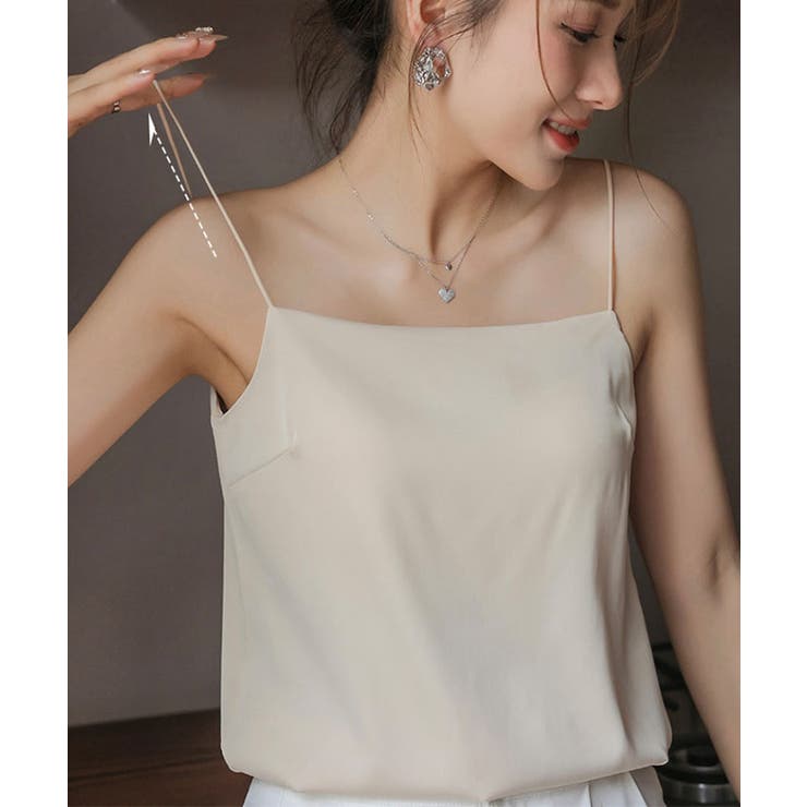 シルクタッチブラトップキャミソール | aquagarage | 詳細画像3 