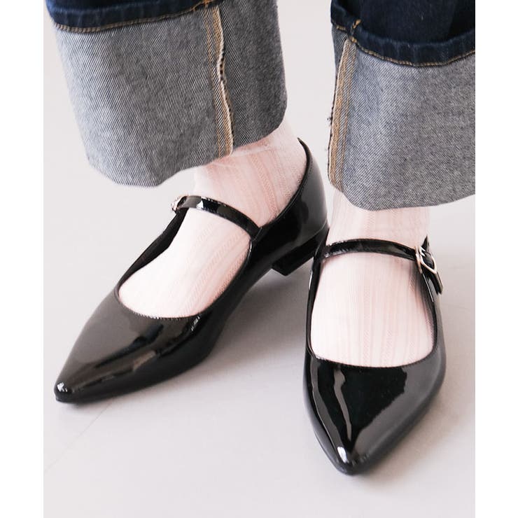 メリージェーンローヒールパンプス レディース | aquagarage | 詳細画像12 