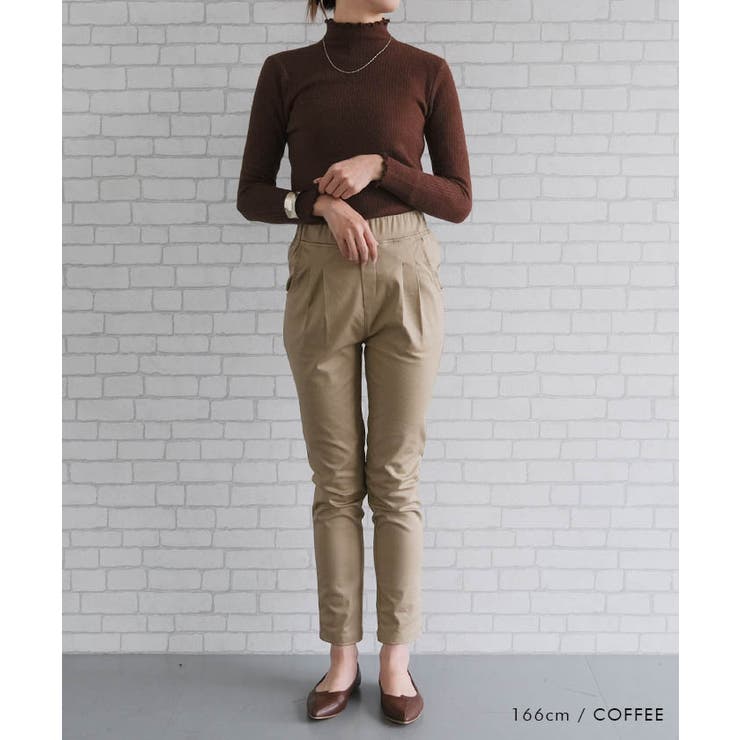 リブニット裏起毛トップス 春 秋 冬 M  レディース | aquagarage | 詳細画像11 