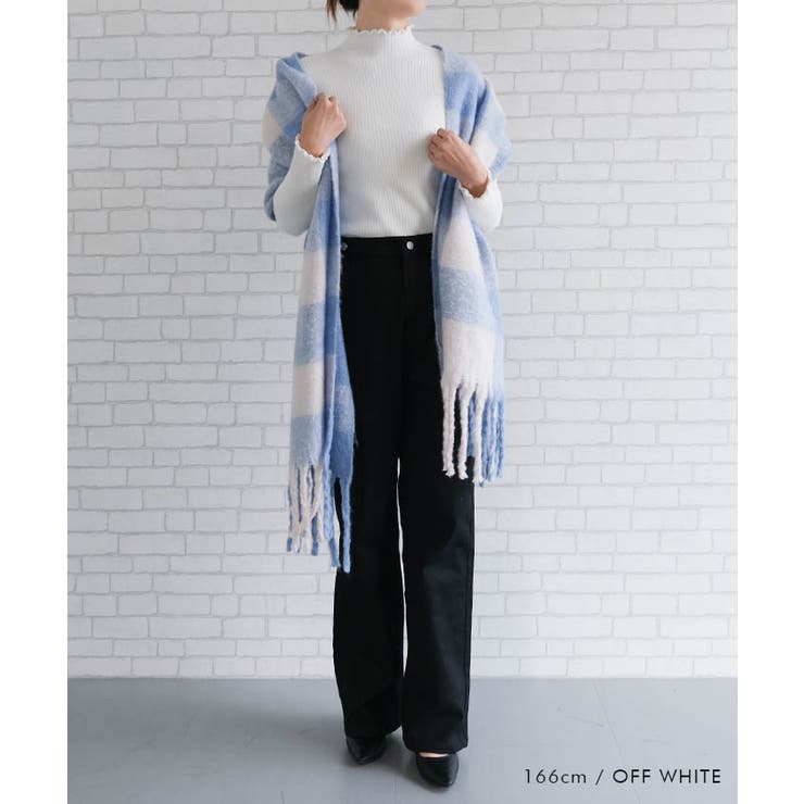 リブニット裏起毛トップス 春 秋 冬 M  レディース | aquagarage | 詳細画像15 