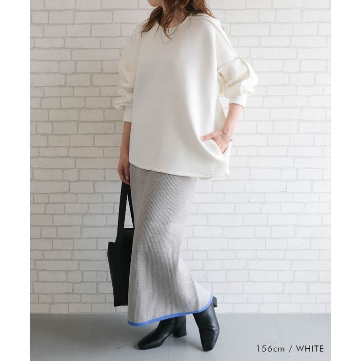 ボリュームスリーブデザイントップス レディース  秋 冬 | aquagarage | 詳細画像11 