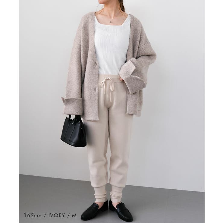 ニットジョガーパンツ レディース 秋 冬 M L | aquagarage | 詳細画像5 