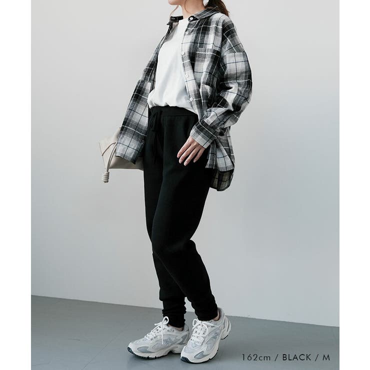 ニットジョガーパンツ レディース 秋 冬 M L | aquagarage | 詳細画像6 