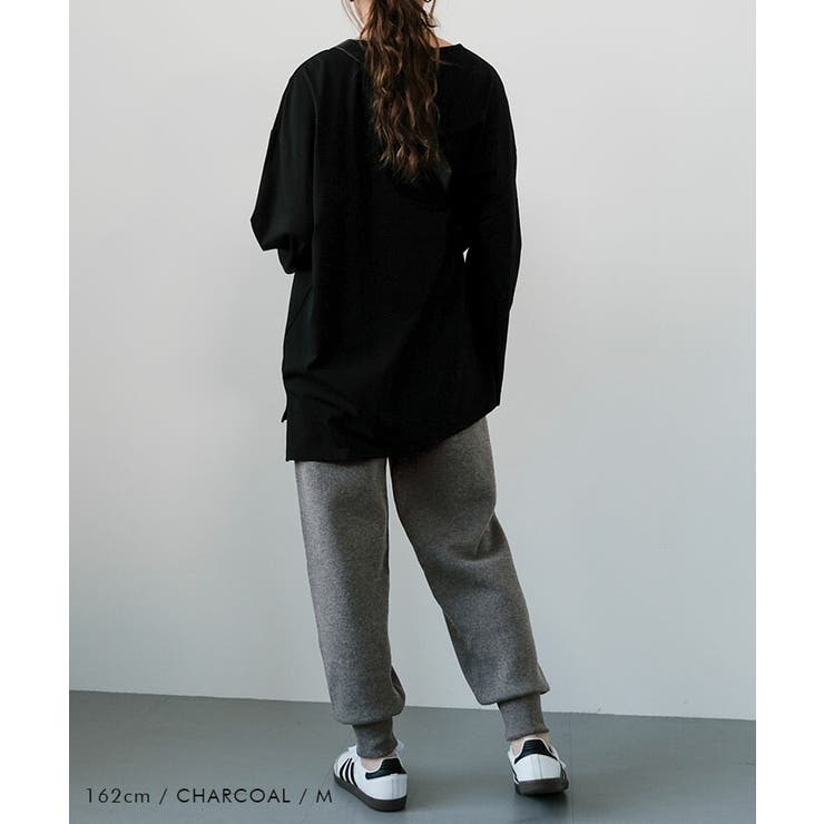 ニットジョガーパンツ レディース 秋 冬 M L | aquagarage | 詳細画像9 