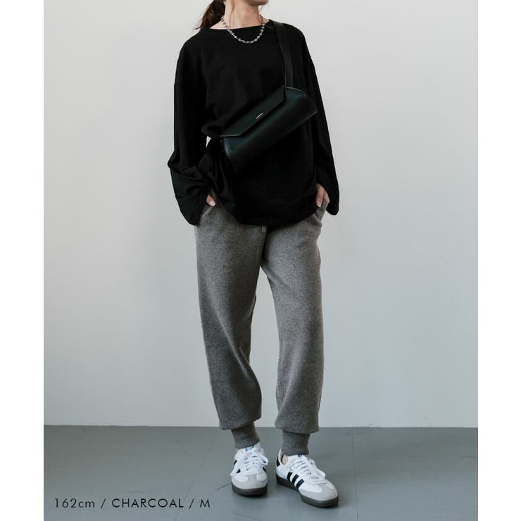 ニットジョガーパンツ レディース 秋 冬 M L | aquagarage | 詳細画像10 