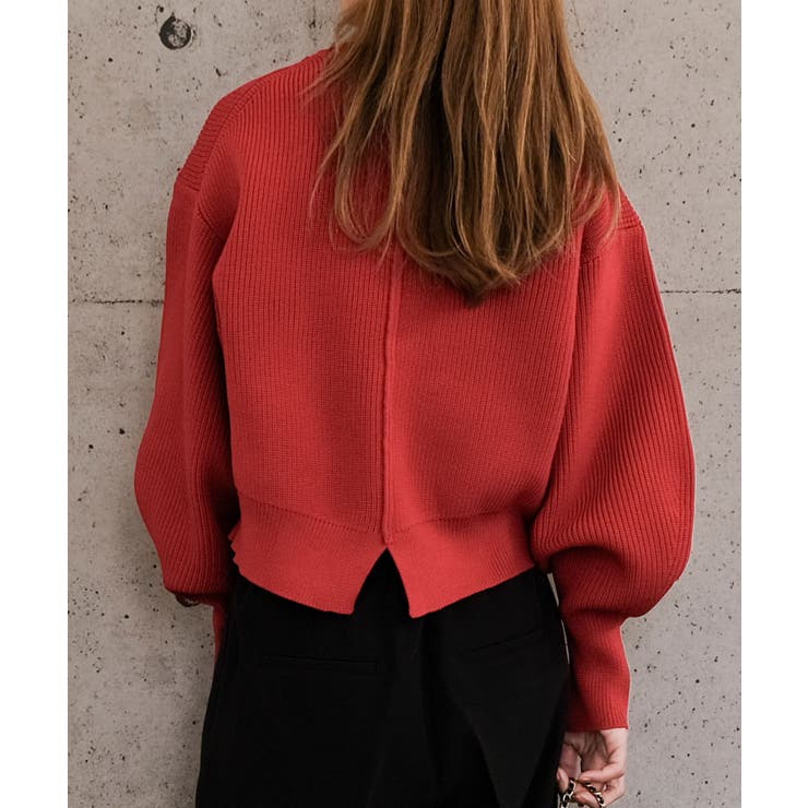 BIGボタンニットカーディガン 秋 冬 M  レディース | aquagarage | 詳細画像8 