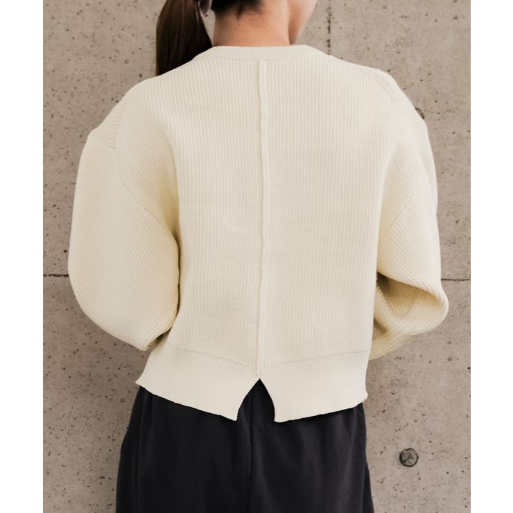 BIGボタンニットカーディガン 秋 冬 M  レディース | aquagarage | 詳細画像16 