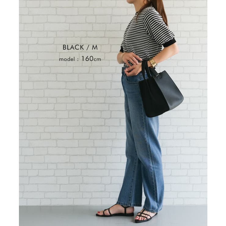 いつもコーデに変化をつけるならパフスリーブジャガード柄ニットトップス | aquagarage | 詳細画像10 