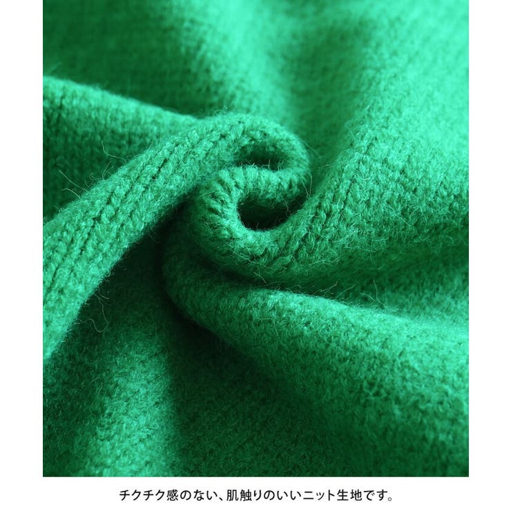 シンプルにさらっと着れるハイネックニットトップス | aquagarage | 詳細画像4 