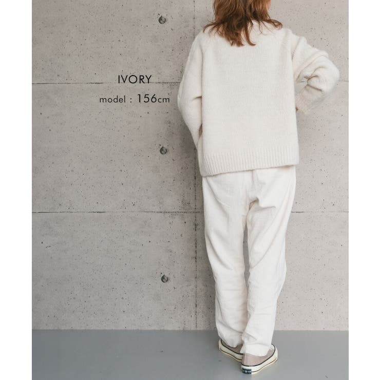 ゴールドボタンがポイントのケーブル編みニットカーディガン | aquagarage | 詳細画像13 