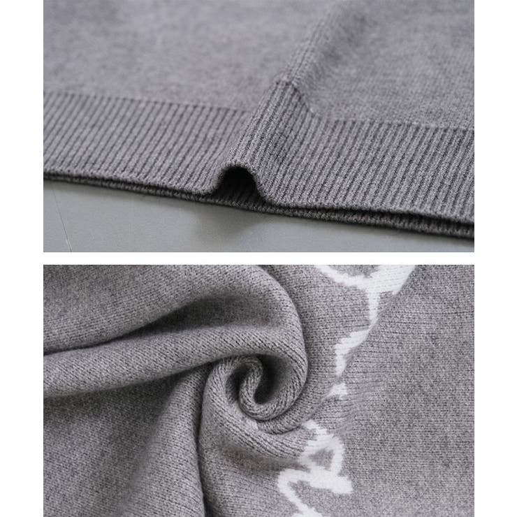 ロゴニットトップス レディース  春 秋 冬 | aquagarage | 詳細画像16 