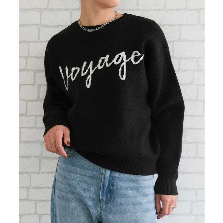 ロゴニットトップス レディース  春 秋 冬 | aquagarage | 詳細画像7 