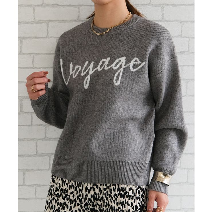 ロゴニットトップス レディース  春 秋 冬 | aquagarage | 詳細画像10 