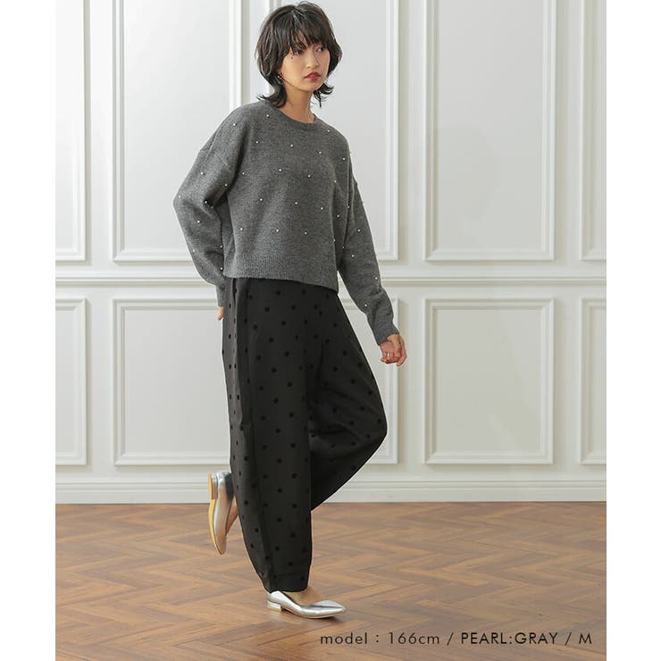 パールorビジューニットトップス | aquagarage | 詳細画像5 