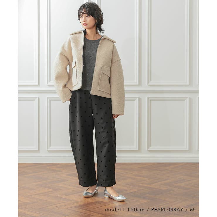 パールorビジューニットトップス | aquagarage | 詳細画像6 