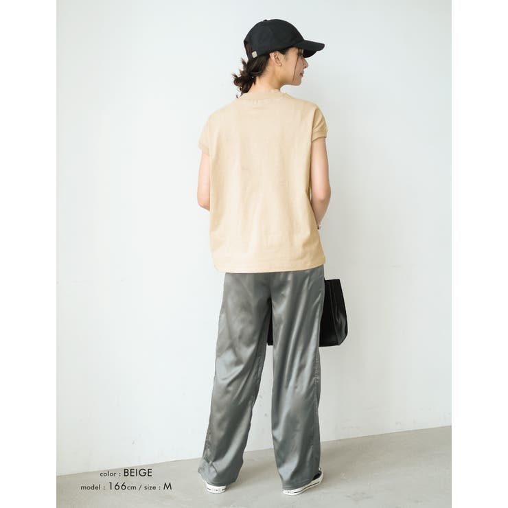 カジュアルなのに上品魅せ！モックネックTシャツ | aquagarage | 詳細画像15 