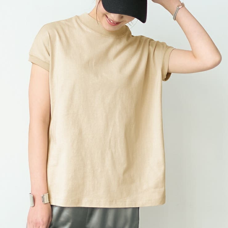 カジュアルなのに上品魅せ！モックネックTシャツ | aquagarage | 詳細画像6 