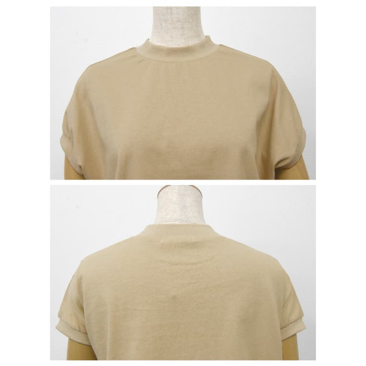カジュアルなのに上品魅せ！モックネックTシャツ | aquagarage | 詳細画像10 
