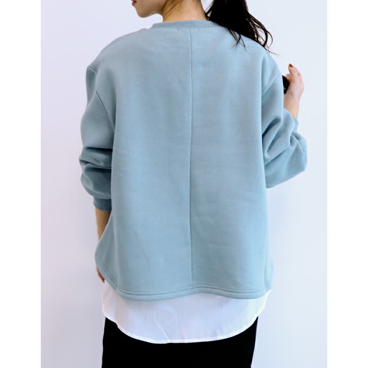 裏起毛だから寒い季節もあったかい！ラウンドテール裏起毛スウェット | aquagarage | 詳細画像11 