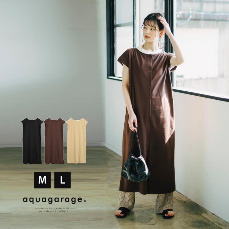 ワンピース Tシャツワンピ 3way | aquagarage | 詳細画像1 