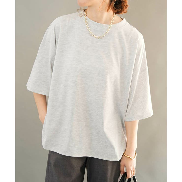 5分袖オーバーサイズTシャツ トップス春 夏 | aquagarage | 詳細画像11 