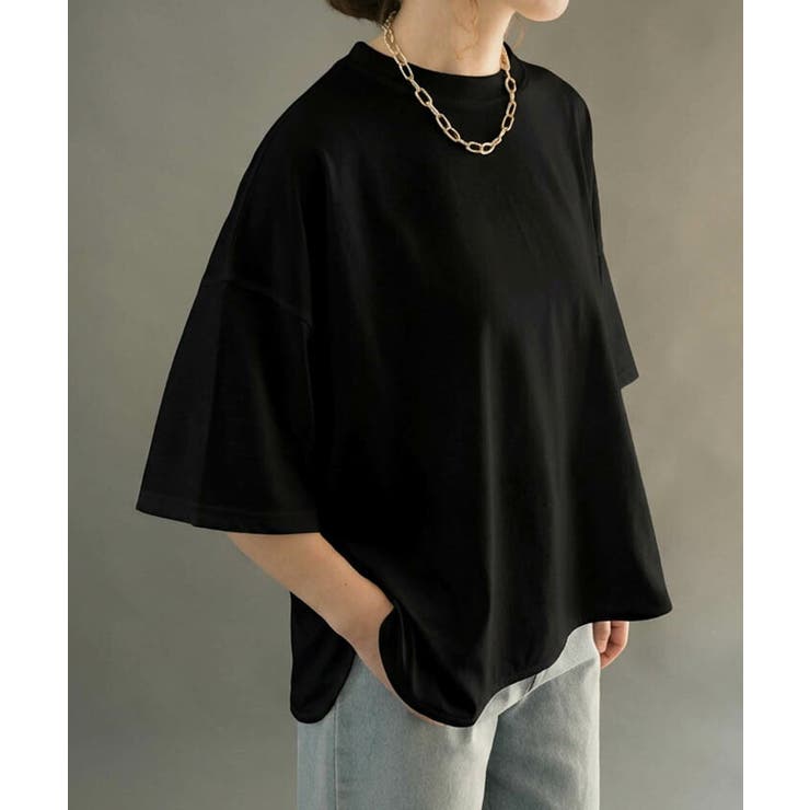 5分袖オーバーサイズTシャツ トップス春 夏 | aquagarage | 詳細画像5 