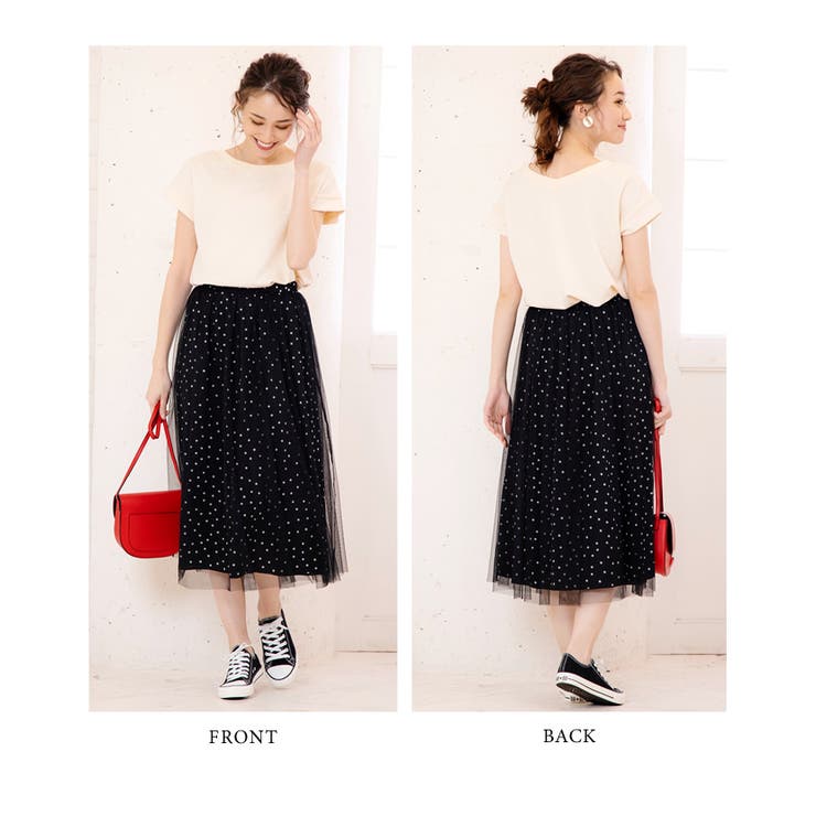 スカート ロング丈 チュールスカート | aquagarage | 詳細画像7 