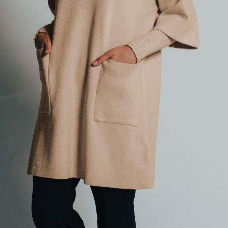 美シルエットで体型カバー！レイヤード風ニットチュニック | aquagarage | 詳細画像13 