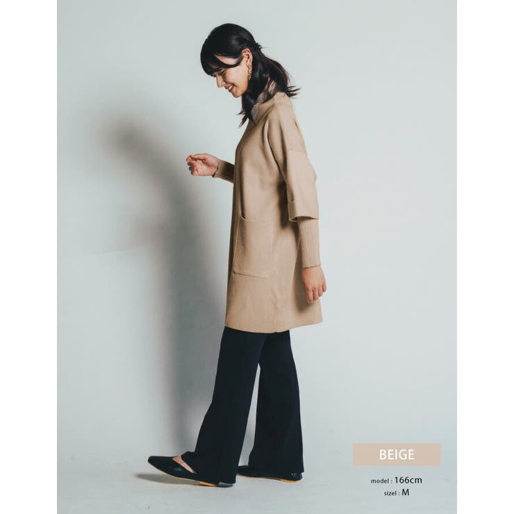 美シルエットで体型カバー！レイヤード風ニットチュニック | aquagarage | 詳細画像14 