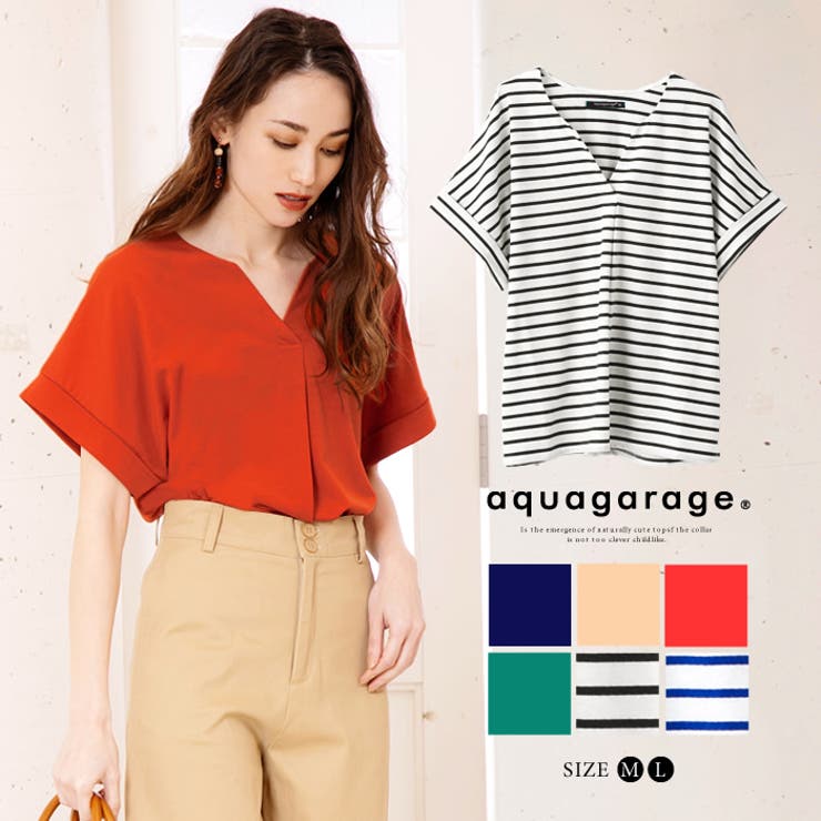 カットソー Tシャツ トップス | aquagarage | 詳細画像1 
