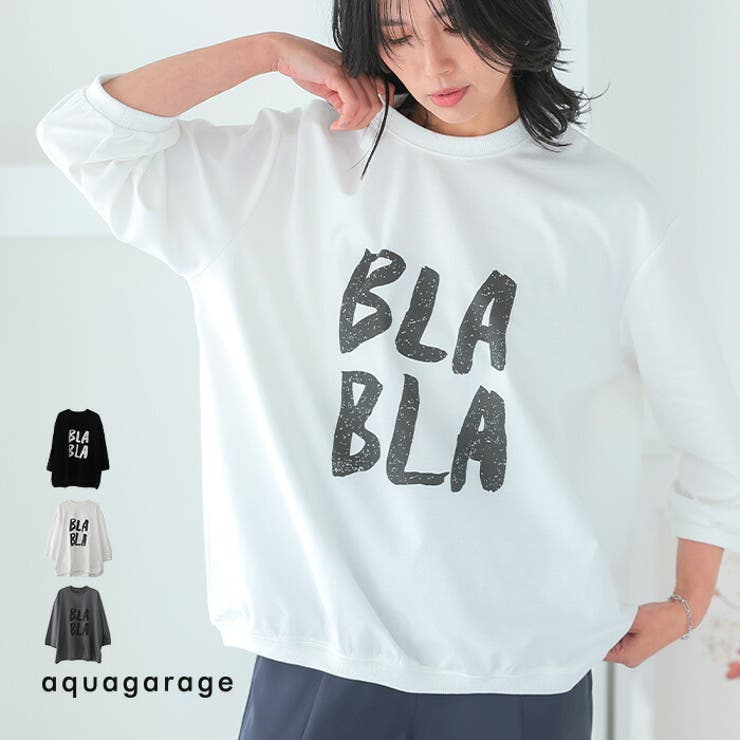 ロゴTシャツ 春 夏 秋 | aquagarage | 詳細画像1 