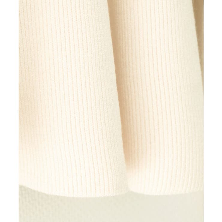 パールボタンがバックパールフレアニットトップス | aquagarage | 詳細画像20 