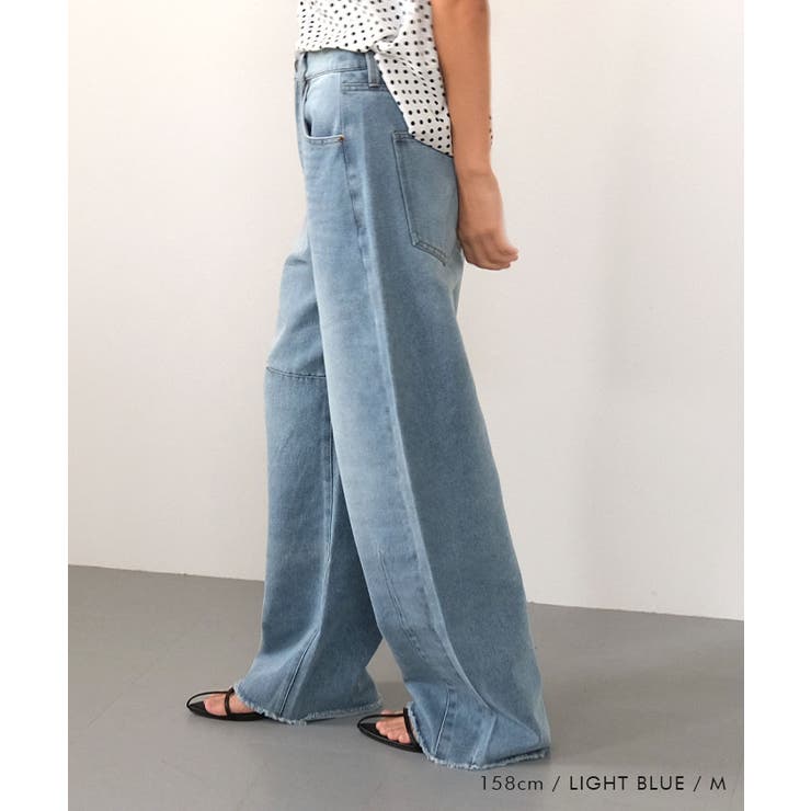 バレルレッグデニムパンツ 春 夏 秋 冬 レディース | aquagarage | 詳細画像15 
