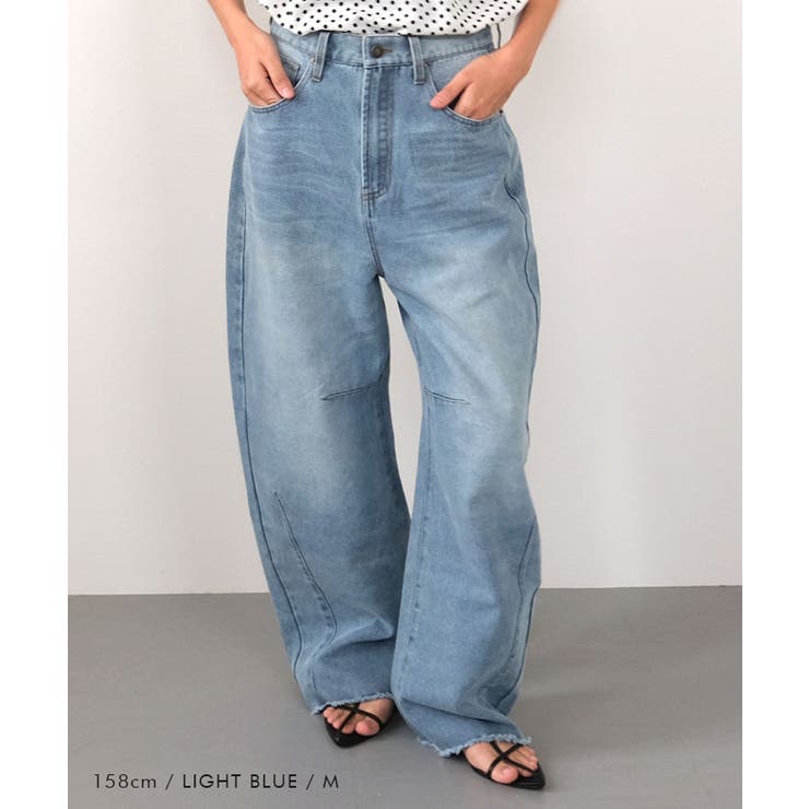 バレルレッグデニムパンツ 春 夏 秋 冬 レディース | aquagarage | 詳細画像16 