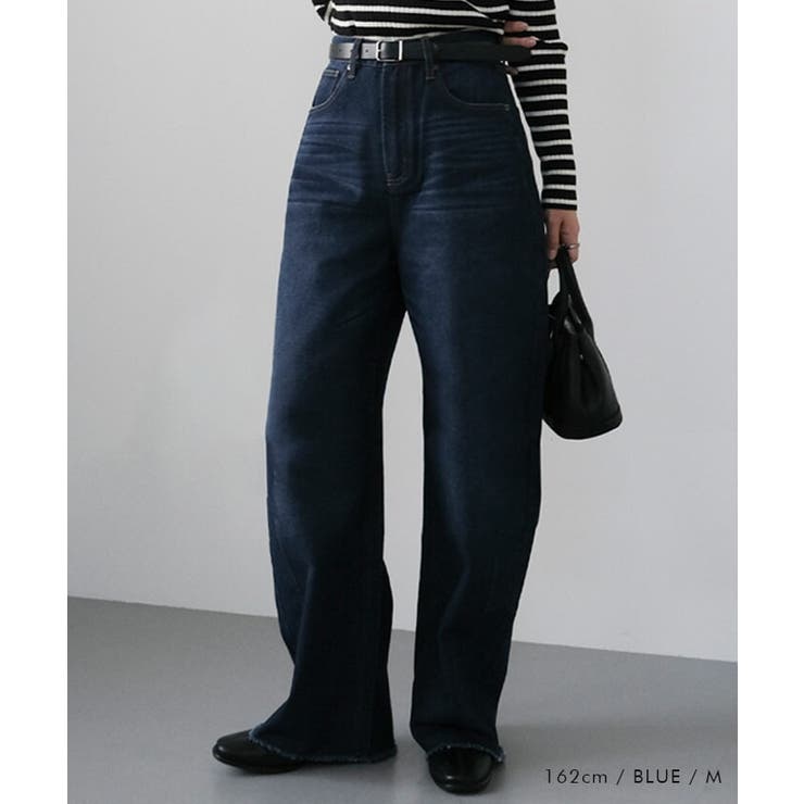 バレルレッグデニムパンツ 春 夏 秋 冬 レディース | aquagarage | 詳細画像6 