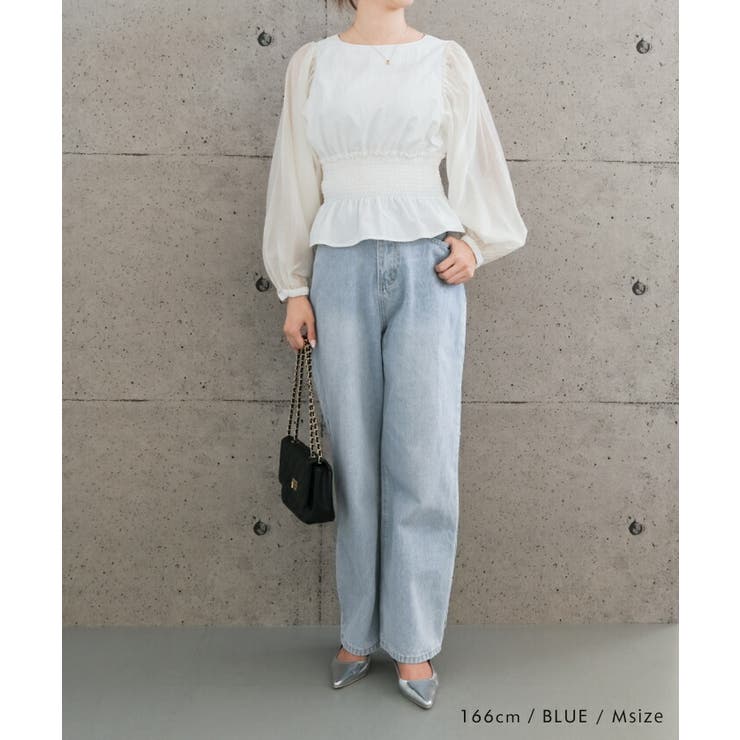 トレンドを着こなせるデニムワイドパンツ | aquagarage | 詳細画像10 