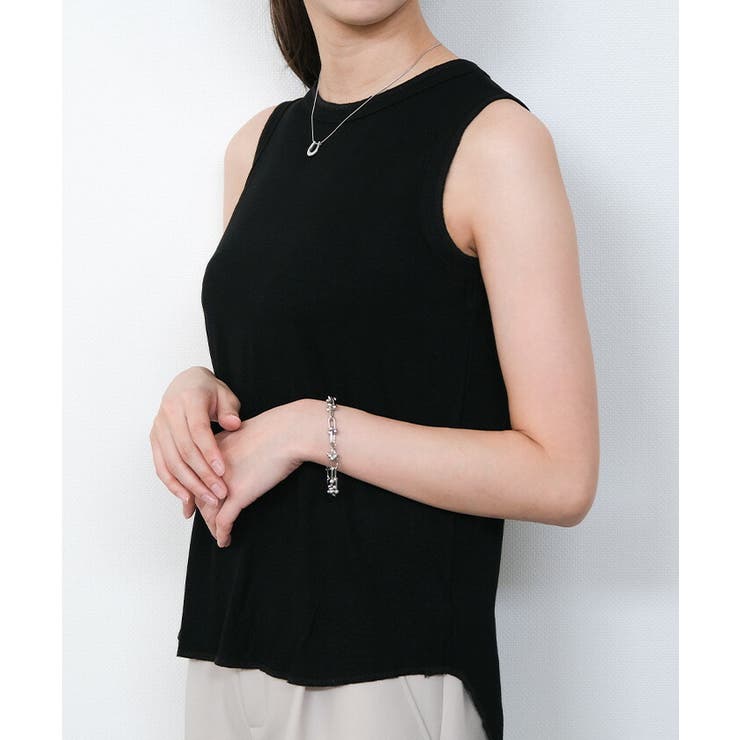 テレコリブタンクトップ 春 夏 秋 | aquagarage | 詳細画像3 