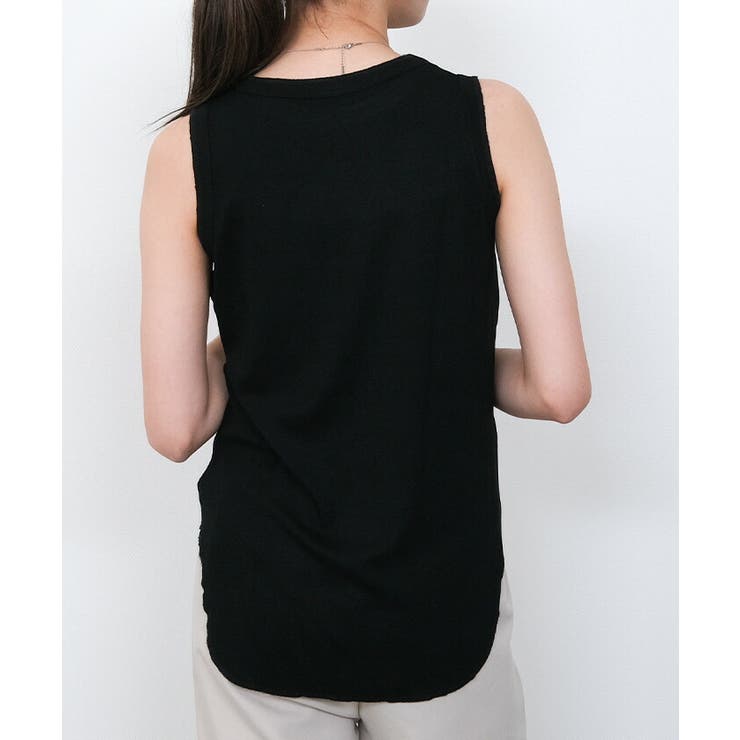 テレコリブタンクトップ 春 夏 秋 | aquagarage | 詳細画像4 