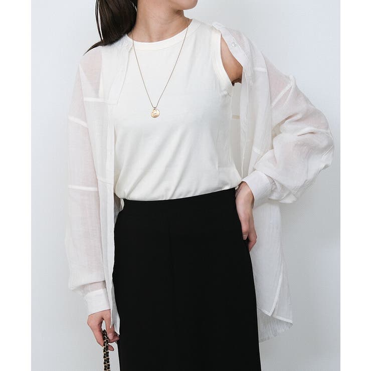 テレコリブタンクトップ 春 夏 秋 | aquagarage | 詳細画像6 