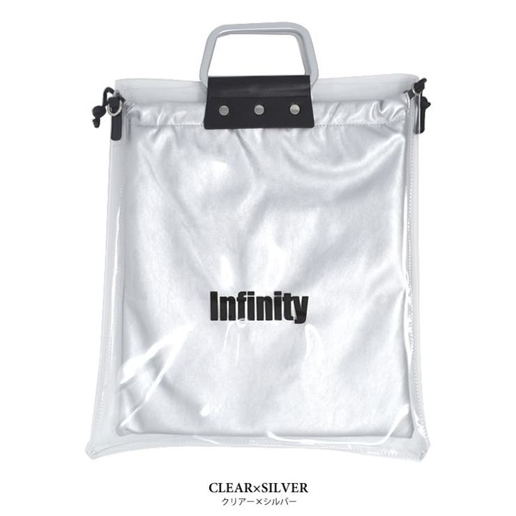 クリアー×シルバー | クリアバッグ トートバッグ インナーバッグ | aquagarage