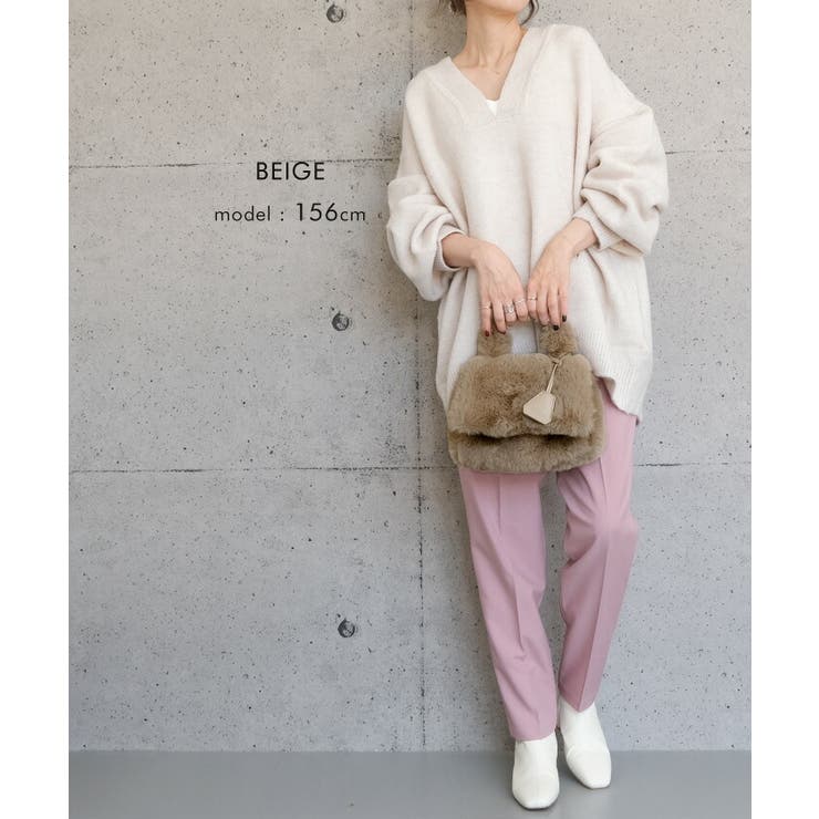 シーズンムードがグッと高まるフェイクファー2wayバッグ | aquagarage | 詳細画像16 