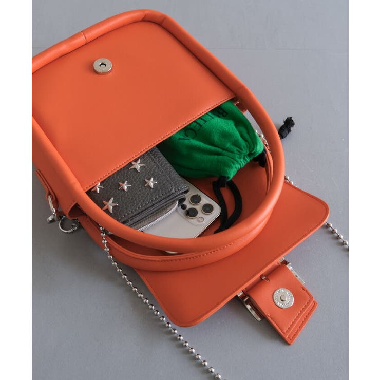 キレイめにもカジュアルにも、コーデを選ばず使えるミニショルダーチェーンバッグ | aquagarage | 詳細画像9 