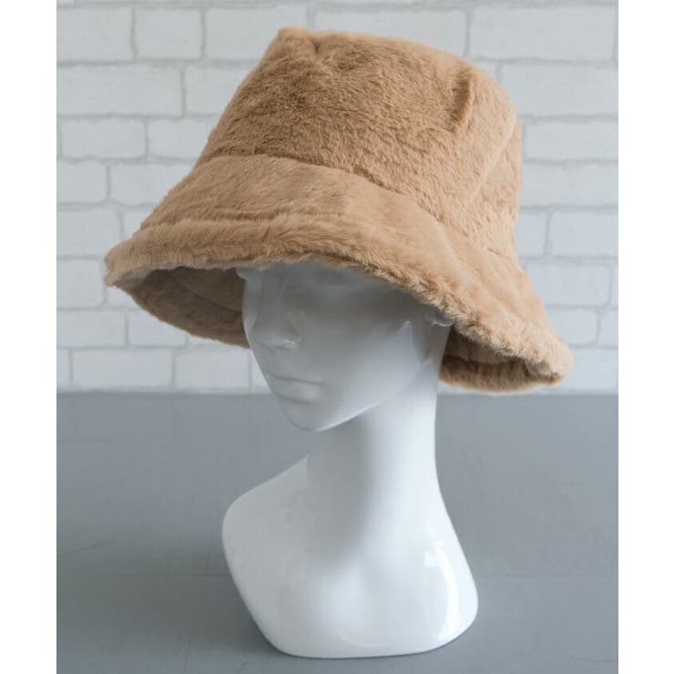 ふんわりとしたトレンド感抜群のシンプルファーバケットハット | aquagarage | 詳細画像6 