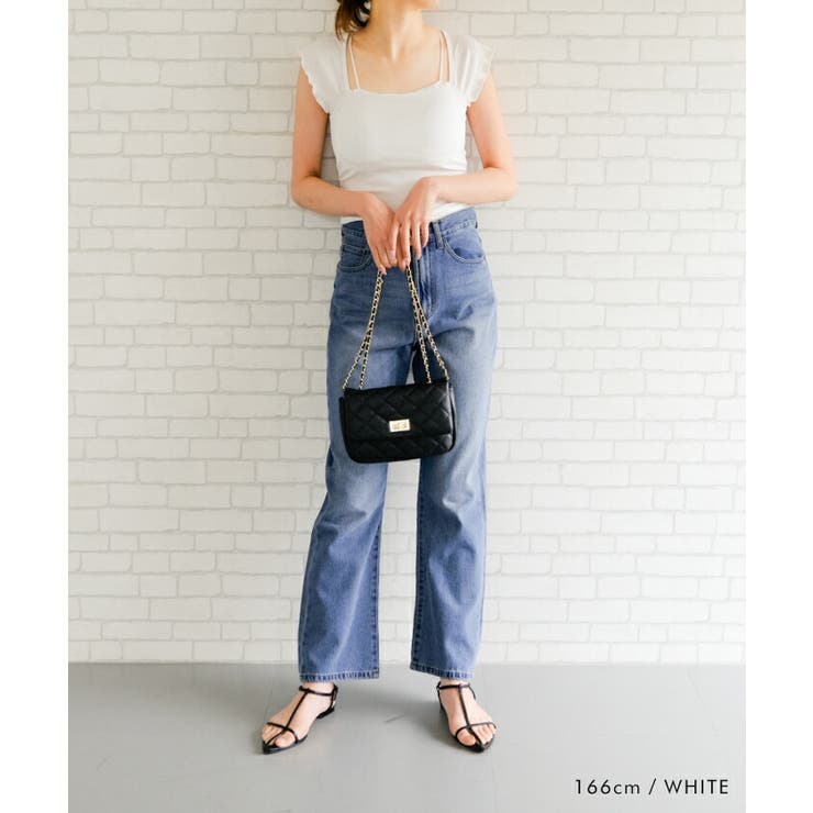 伸縮性抜群!ストレスフリーに着られる2wayフレンチスリーブブラトップ | aquagarage | 詳細画像9